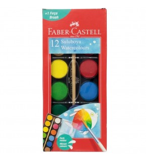 Faber-Castell Sulu Boya Red Line Büyük Boy 12 Renk 5292 125012