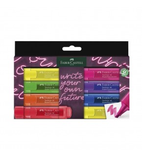 Faber-Castell Textliner 46 Şeffaf Gövde GenZ 8li Paket 5030254601000