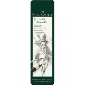 Faber-Castell Çizim Kalemi Grafit Aqr. 5 Li Metal Kt. 5160117805000