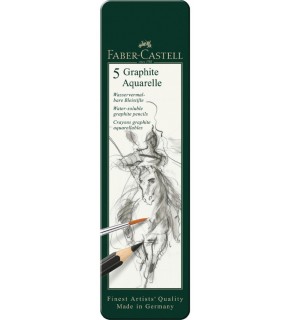 Faber-Castell Çizim Kalemi Grafit Aqr. 5 Li Metal Kt. 5160117805000