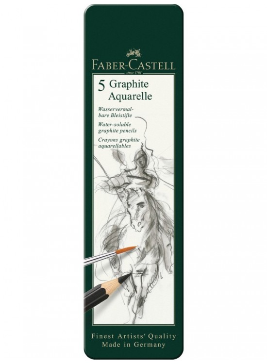 Faber-Castell Çizim Kalemi Grafit Aqr. 5 Li Metal Kt. 5160117805000