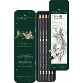 Faber-Castell Çizim Kalemi Grafit Aqr. 5 Li Metal Kt. 5160117805000