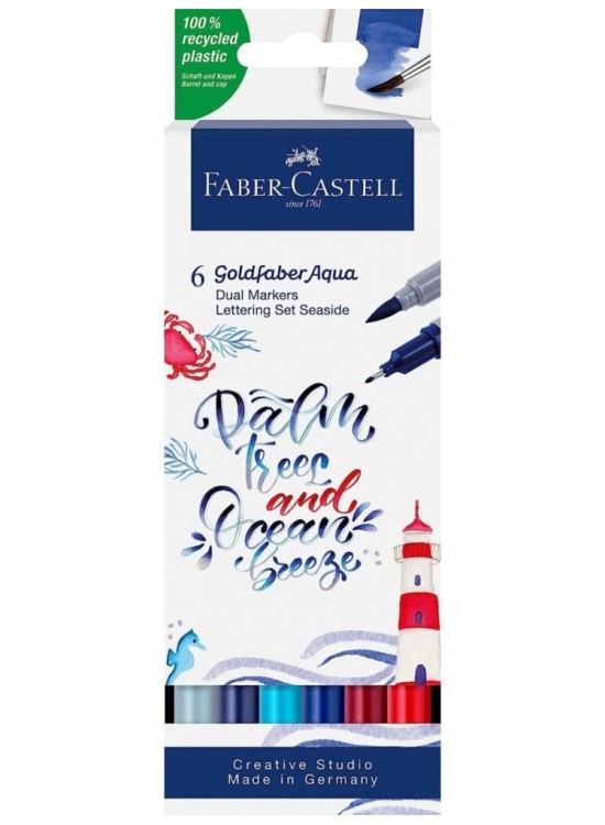 Faber Markör Aqua Çift Uç X6 Sea 5188164519000