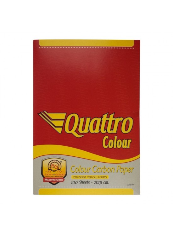 Factory Karbon Kağıdı Renkli 21X31cm Sarı Cc1010