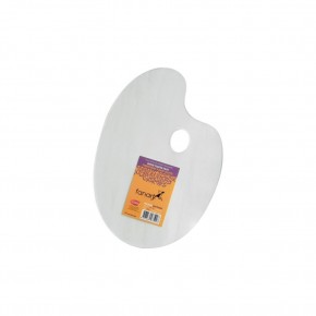 Fanart Academy Şeffaf Plastik Oval Palet 24x34 Cm