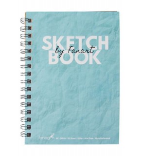 Fanart Academy Sketch Book 120 GR Spiralli 50 YP A5 Turkuaz 8671