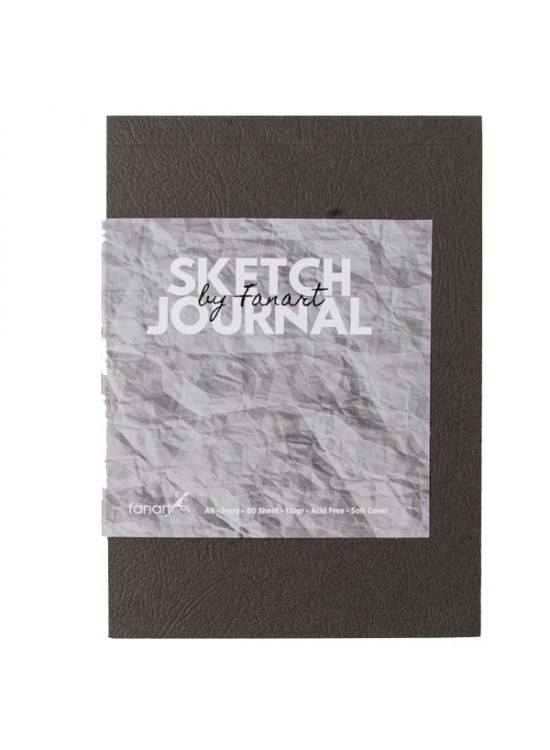 Fanart Academy Sketch Journal 110 GR 60 YP A6 Gri 8661