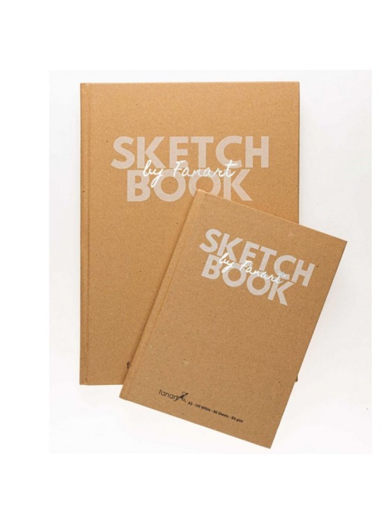 Fanart Sketch Book Academy Kraft Sert Kapak A4 96 YP F-8691 (1 Adet)