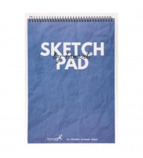 Fanart Sketch Pad Academy A4 Mavi 80 GR Sp 50 YP F-8681