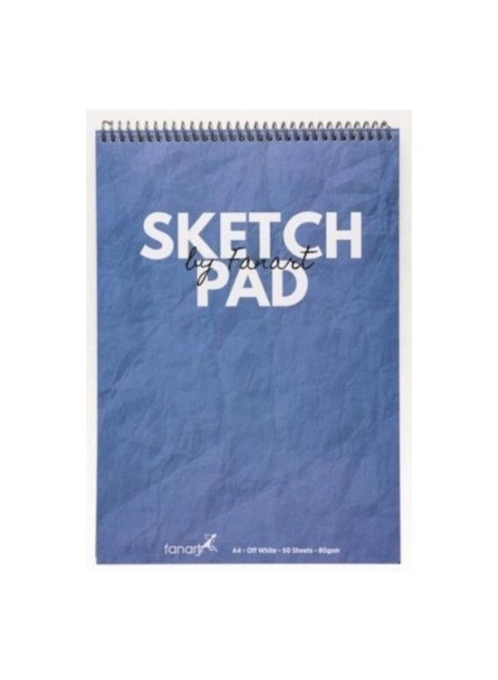 Fanart Sketch Pad Academy A4 Mavi 80 GR Sp 50 YP F-8681