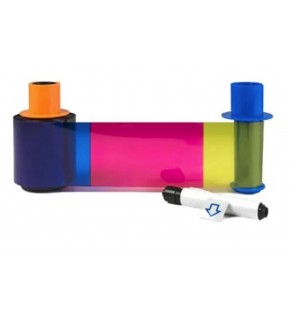 Fargo 045630 DTC1500 YMCk Renkli Ribbon 700 Renkli Baskı