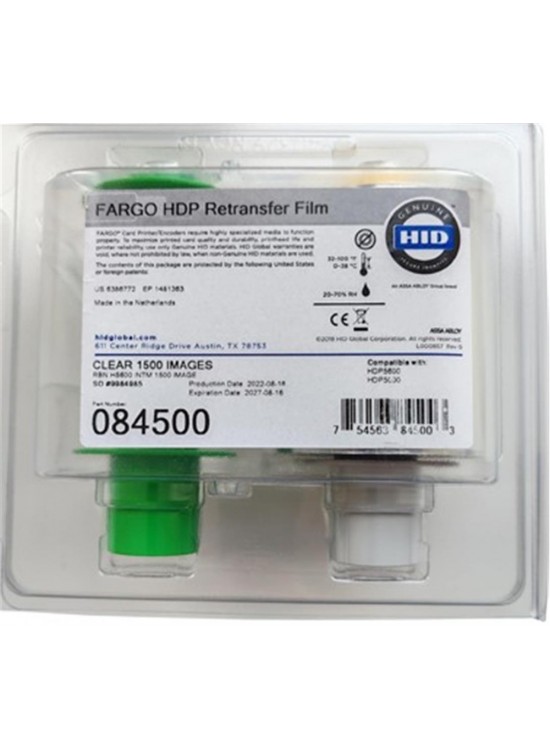Fargo 084500 Transfer Film Ribbon HDP5000   1500 baskı