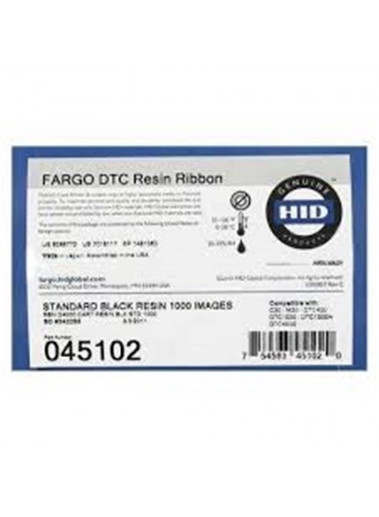 Fargo DTC1000 Siyah Ribon 045102 Fargo DTC1000 Siyah Ribon 045102