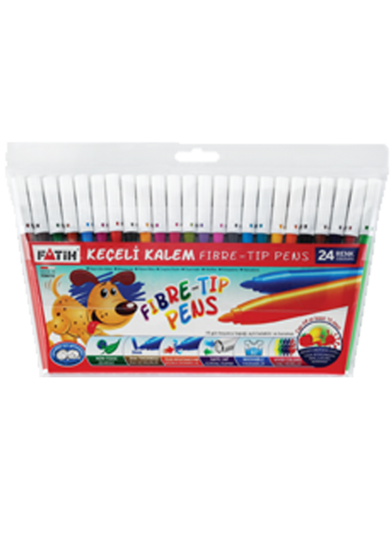 Fatih Keçeli Boya Kalemi 24 Renk 34050