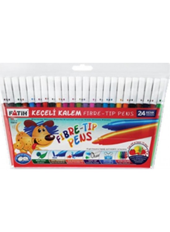 Fatih Keçeli Boya Kalemi 24 Renk 34050