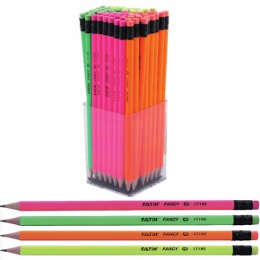 Fatih Kurşun Kalem Fancy Yuvarlak Silgili 17190 (1 Adet)