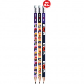 Fatih Kurşun Kalem Gamer Silgili 17795 (1 Adet)