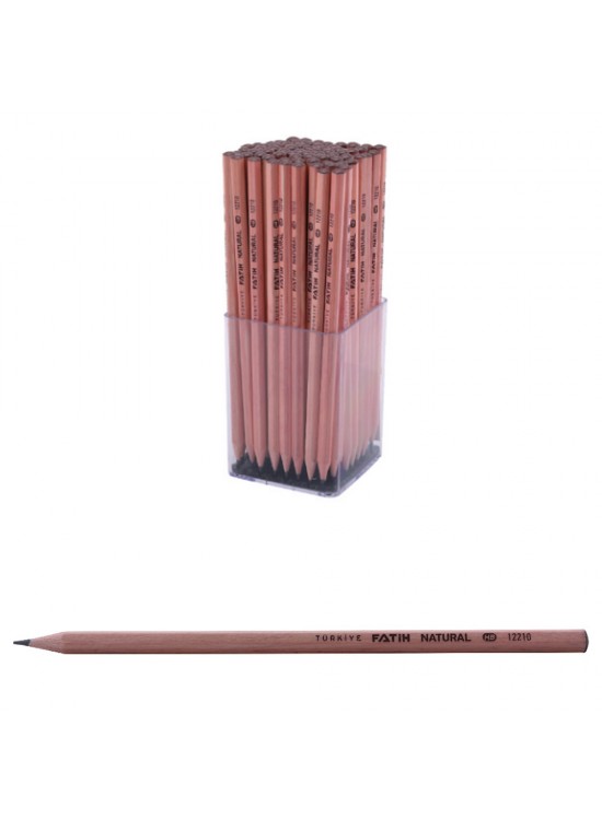 Fatih Kurşun Kalem Natural Köşeli 12210 (1 Adet) Fatih Kurşun Kalem Natural Köşeli 12210 (1 Adet)