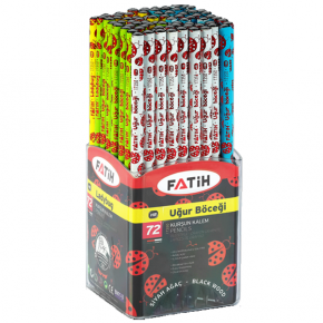 Fatih Kurşun Kalem Siyah Lata Uğur Böceği 17350 (1 Adet)