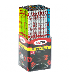 Fatih Kurşun Kalem Siyah Lata Uğur Böceği 17350 (1 Adet)
