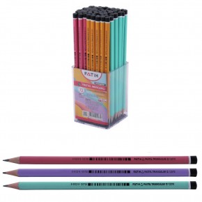 Fatih Kurşun Kalem Üçgen Mercanlı Pastel Renkli 12070 (1 Adet)