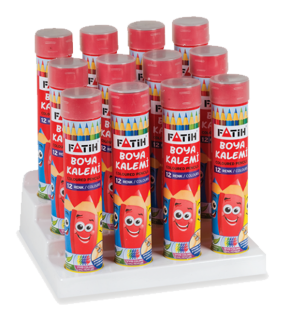 Fatih Kuru Boya Metal Tüp Kutu Tam Boy 12 Lİ 33114