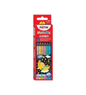 Fatih Kuru Boya Tam Boy Jumbo Metalik 6 LI 33360