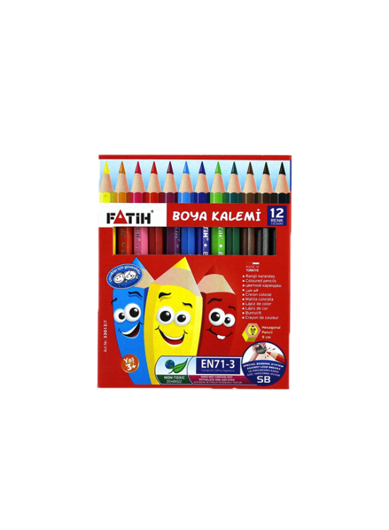 Fatih Kuru Boya Yarım Boy 12 Lİ 33012 Fatih Kuru Boya Yarım Boy 12 Lİ 33012