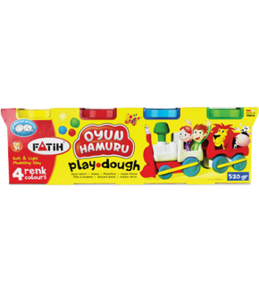 Fatih Oyun Hamuru 520 GR 4 Renk 50061