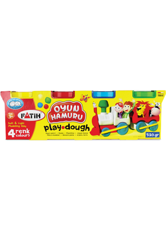 Fatih Oyun Hamuru 520 GR 4 Renk 50061