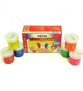 Fatih Parmak Boyası 25 ML 6 Renk Fosforlu 50002