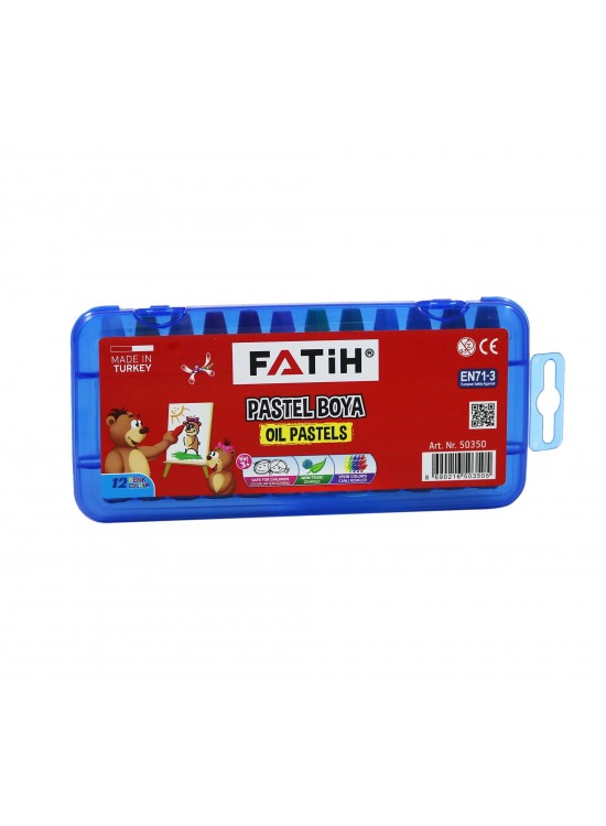 Fatih Pastel Boya 12 Renk King Size Çantalı