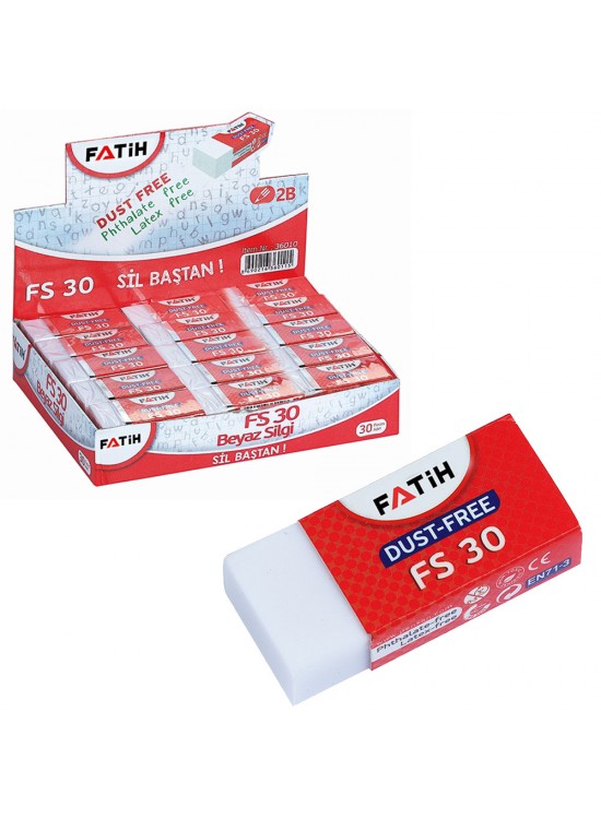 Fatih Silgi Beyaz FS-30 (1 Adet)