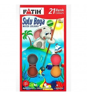 Fatih Sulu Boya 21 Renk K-21