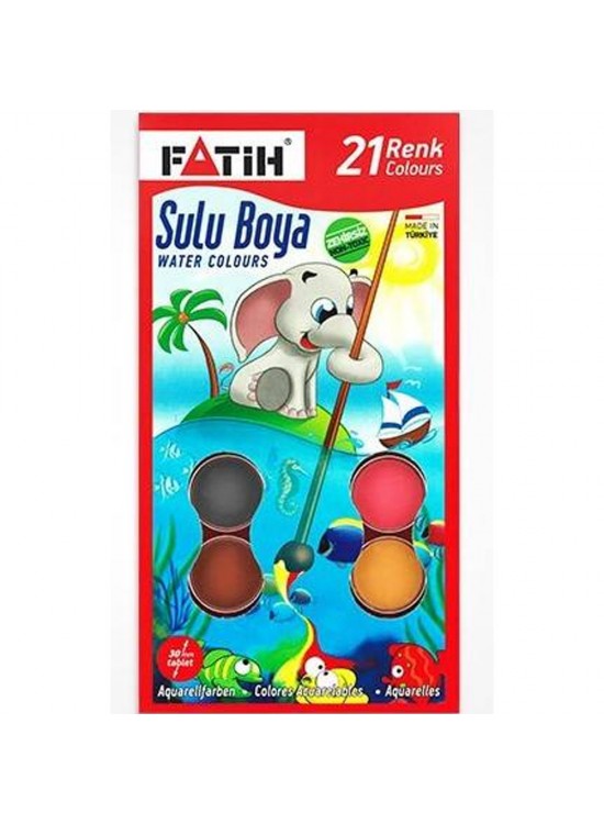 Fatih Sulu Boya 21 Renk K-21