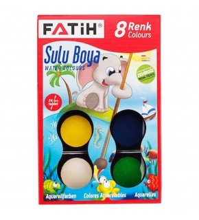 Fatih Sulu Boya 8 Renk 24 ML S-8