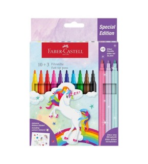 Fc Unicorn Felt-tip Pen, 10+3