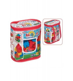 Fen Toys Akıllı Çocuk Bloklar 60 Parça Torba 01022