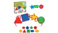 Fen Toys Geometrik Şekiller İpli Aktivite 156 Parça 3674