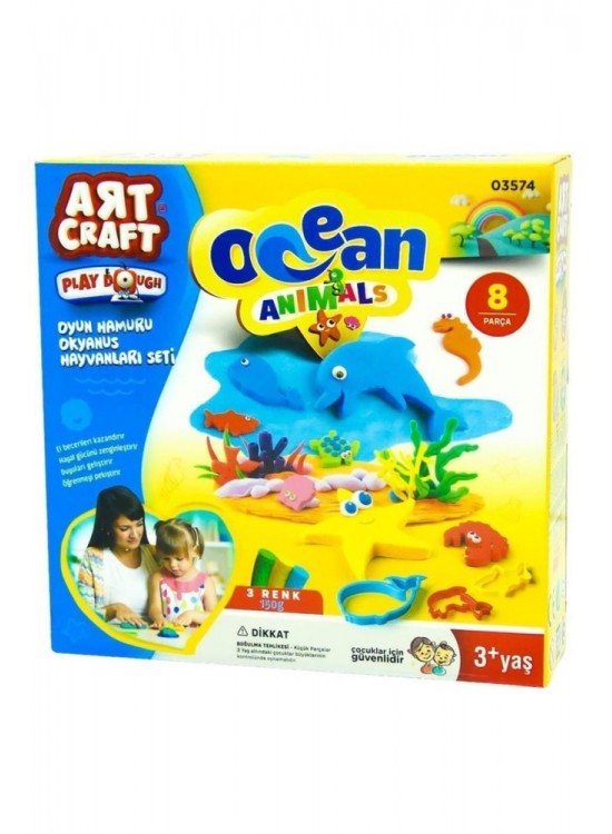 Fen Toys Okyanus Hayvanlar Seti Oyun Hamuru 150Gr
