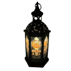 Fener Ledli Siyah Model 43cm Lüks Pilli