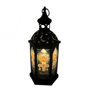 Fener Ledli Siyah Model 43cm Lüks Pilli