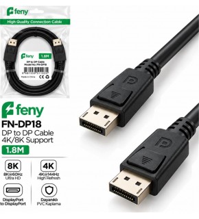 Feny FN-DP18 Display To Display 8k 60Hz - 4k 144hz 1.8mt Kablo