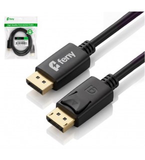 Feny FN-DS4K10 Displayport V1.2 M-M 4K@60Hz 2K@165Hz Altın Kaplama 5m Kablo