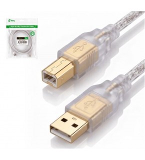 Feny FN-U3015 USB2.0 AM-BM Şeffaf 100 yüzde  Bakır Pri·nter Yazıcı Kablosu 1.5M