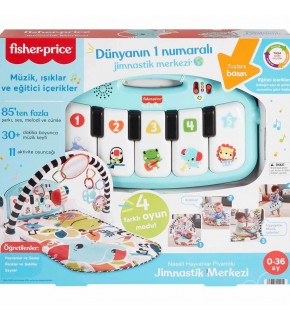 Fisher Price Neşeli Hayvanlar Piyanolu Jimnastik Merkezi
