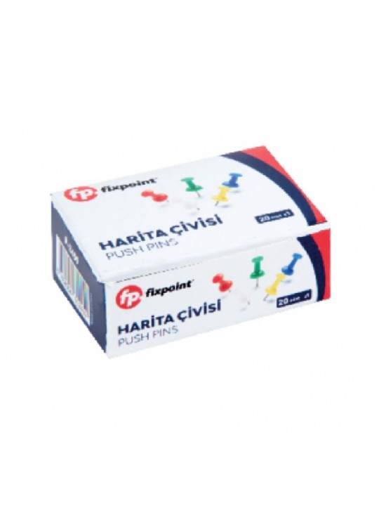 Fixpoint Harita Çivisi Karışık Renk P-2459 Fixpoint Harita Çivisi Karışık Renk P-2459