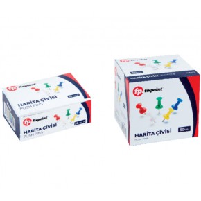 Fixpoint Harita Çivisi Karışık Renk P-2459