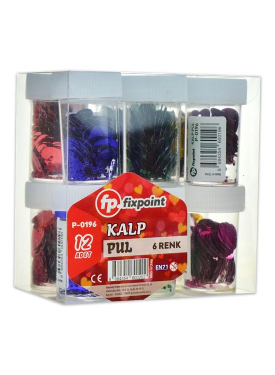 FixPoint Kalp Pul P-0196 (1 Adet) FixPoint Kalp Pul P-0196 (1 Adet)