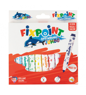 Fixpoint Keçeli Kalem Jumbo P-5426 10 Lu